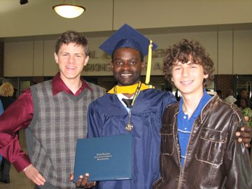 Kevin at Graduation